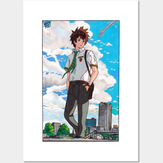 Taki Your Name - Kimi no na wa Wall Art by Tenkaichi_Art